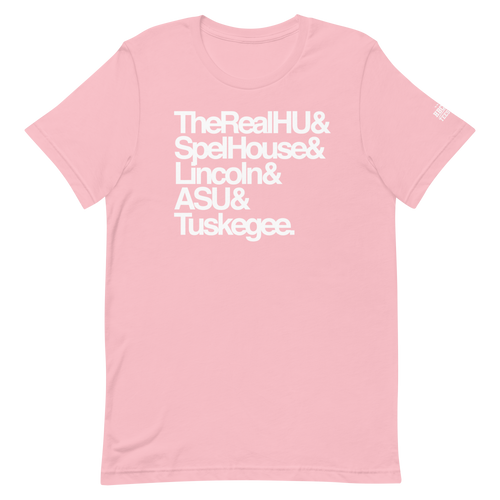 HBCU Legacy Youth Unisex Tee *Breast Cancer Awareness Edition* Customize Your Top 5 HBCUs