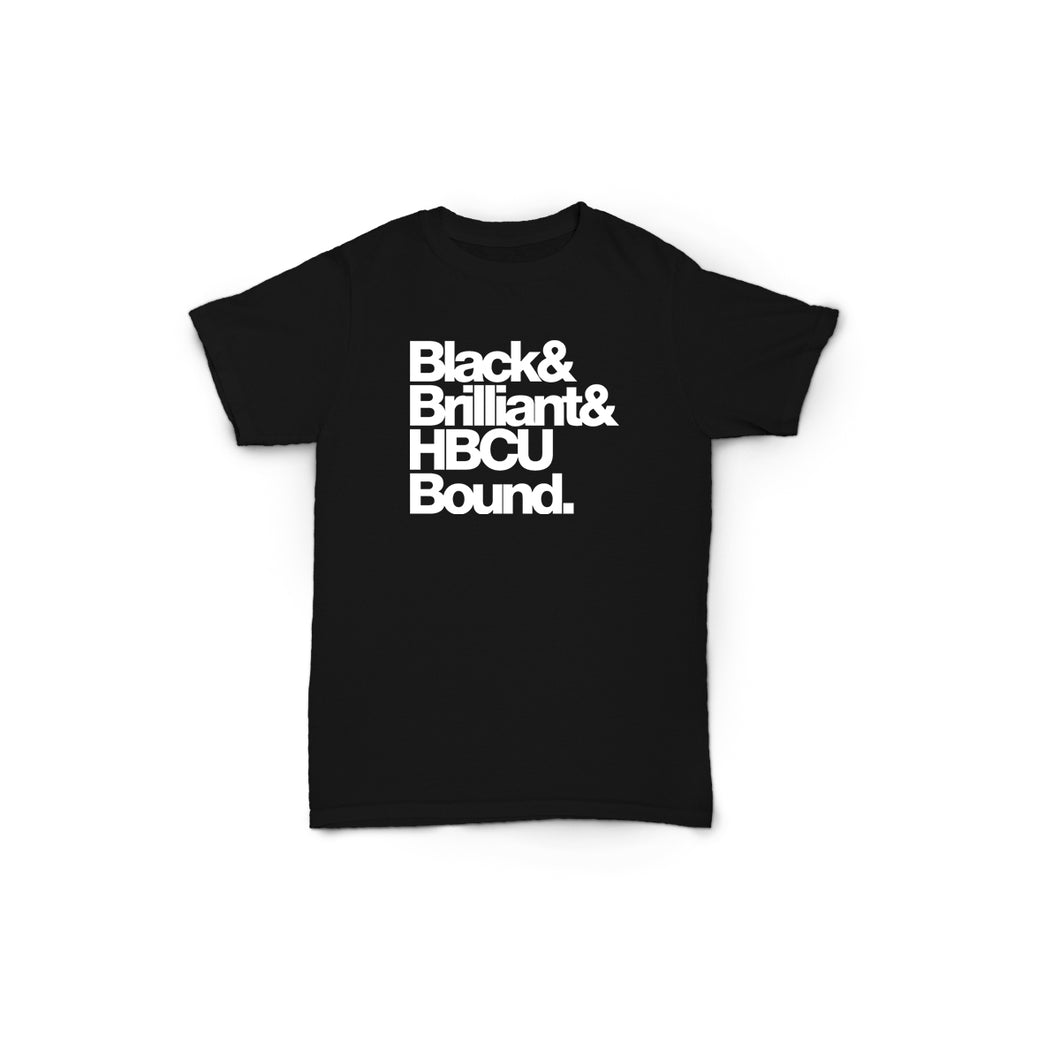 Black Brilliant HBCU Bound Toddler Tee