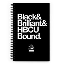 Black Brilliant HBCU Bound Spiral Notebook